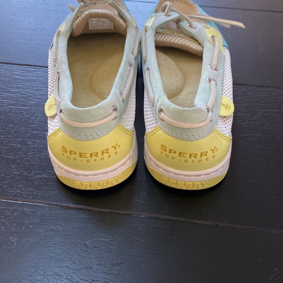 Sperry Top-Sider Shoes. Womens 8. Blue/Green/Yellow - Picture 6 of 11